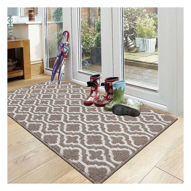 Shacos Dirt Trapper Doormat XL 80x120cm Absorbent Washable Non-Slip IndoorO