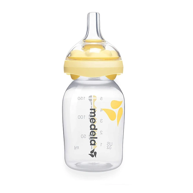 Medela Calma BPA-freier Milchsauger mit 150 ml Flasche - Unterstützt das natürliche Saugverhalten des Babys