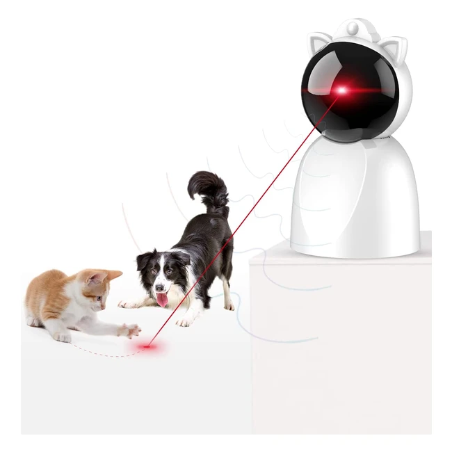 Yve Life Laser Toy for Indoor Cats - Motion Activated, USB Rechargeable, Fast and Slow Circling Pattern