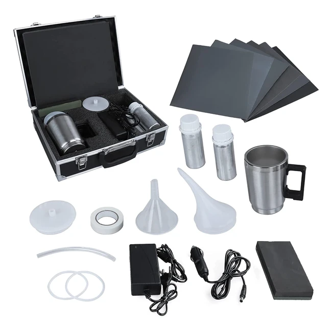 Kit Lucidatura Fari Auto - Rinnova Fari con Tazza Atomizzata e Spina EU