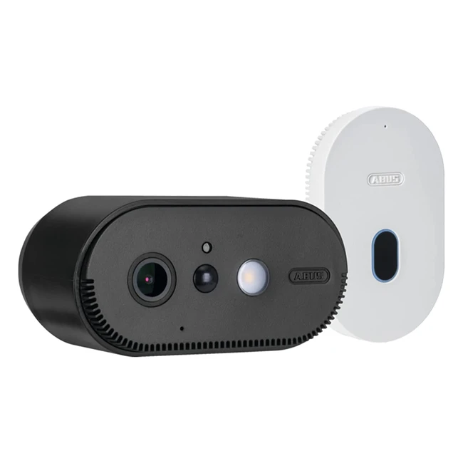ABUS WLAN Battery Cam PPIC90000B - 100% kabellose Überwachungskamera mit Push-Nachrichten, Farbbildern bei Nacht und App-Zugriff