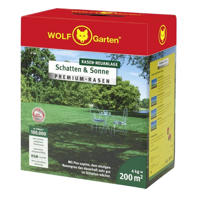 Wolf Garten Supra LP 200 - Rasenregeneration leicht gemacht