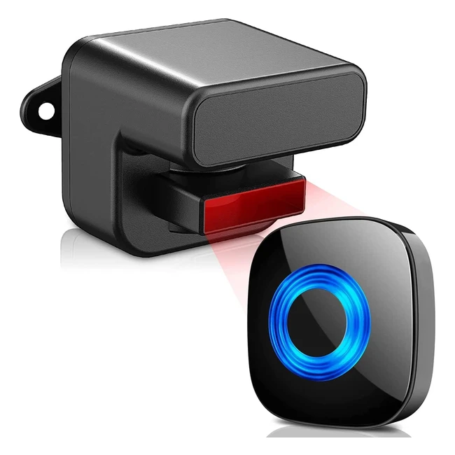 Wireless Driveway Motion Sensor Alarm - 650ft Range, Waterproof, Battery Operated, 58 Chimes, Home Security Kit