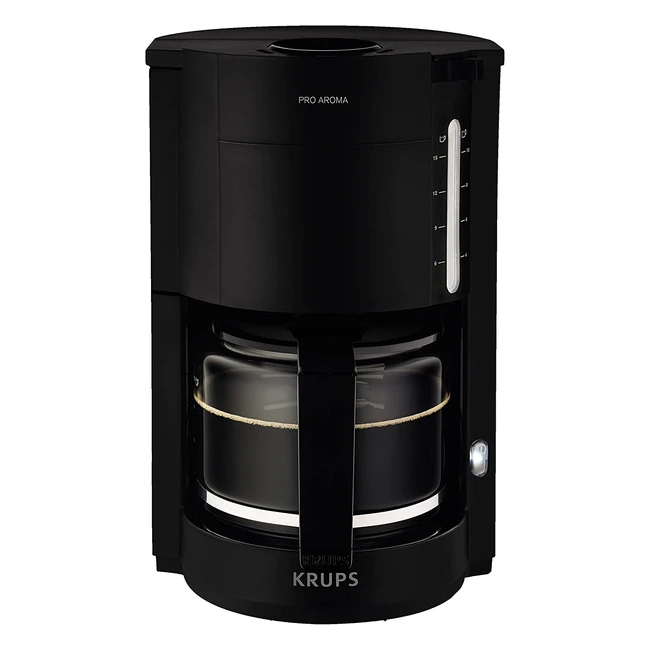Krups F30901 ProAroma Kaffeemaschine 10 Tassen 1050 W - Aromaseal Deckel & Wasserstandsanzeige