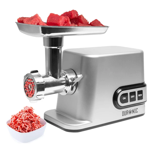 Duronic Electric Meat Grinder and Mincer MG301 - Powerful Motor 3000W Max - 7 At