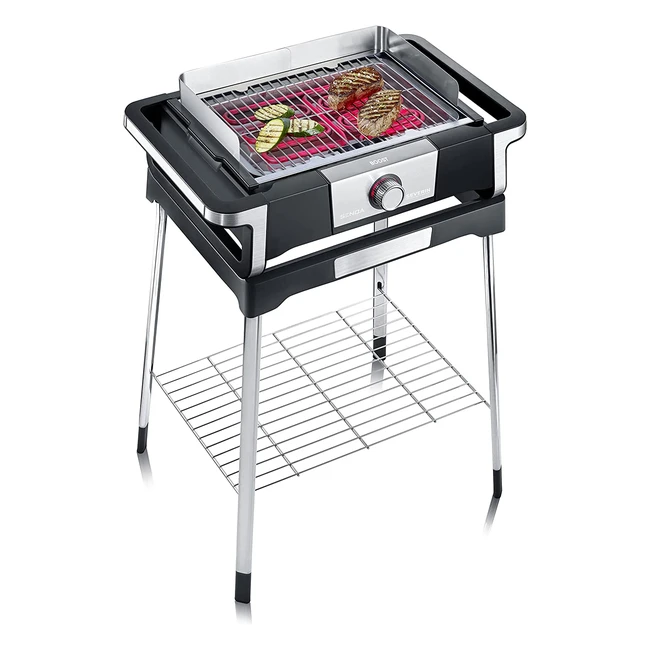 Barbecue sur pieds Severin Boost S 3000W - Grille inox thermostat rglable ba