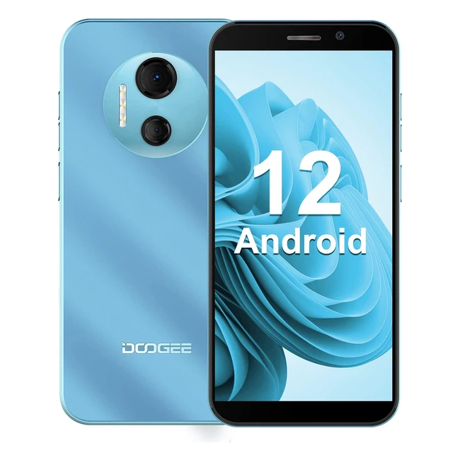 Doogee X97 Pro Smartphone Android 12 NFC - 60'' HD, 4Go RAM, 64Go ROM, Double Caméra AI 12MP, 5MP, 4200mAh, 4G/5G, OTG - Bleu