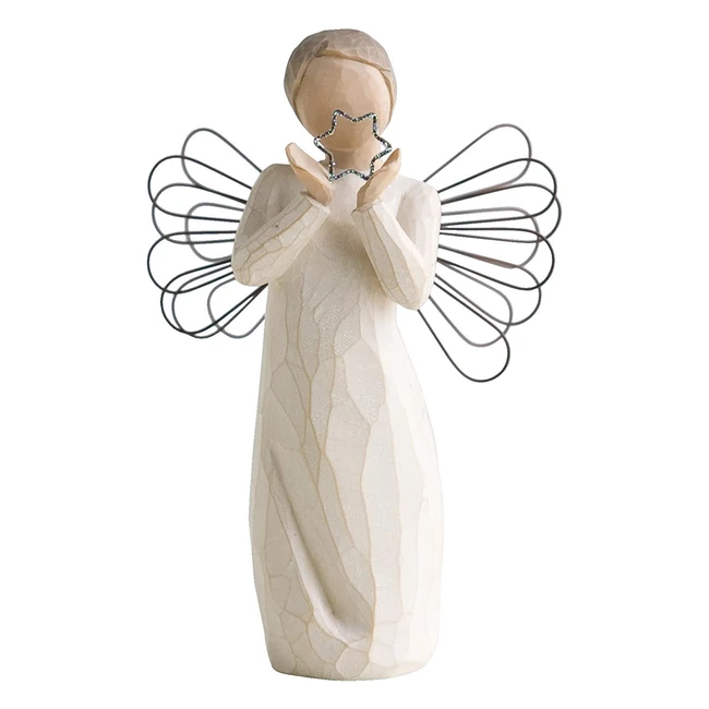 Willow Tree Bright Star Figurine - Handgefertigt aus Resin mit Holzschnitz-Optik und handbemalt - Geschenkbox - 13cm