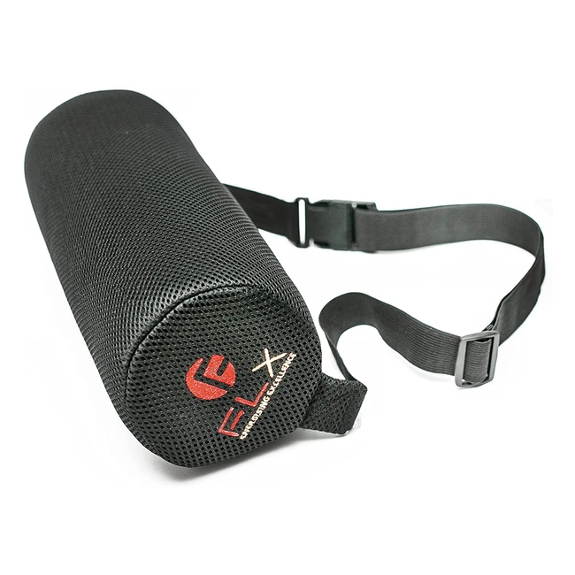 FLX Energising Excellence Lumbar Support Cushion - Memory Foam Solution for Home, Travel, and Office - Relieves Lower Back Pain and Neck Support Pillow - #LumbarSupport #BackPainRelief #ErgonomicDesign