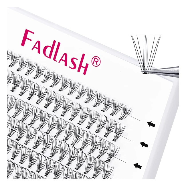 Estensione ciglia Fadlash 007mm C Curl - 10 root, 11mm - Morbidezza e leggerezza garantite
