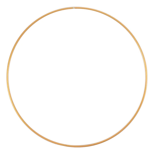 Vaessen Creative Metal Ring - Stabile Antike Gold Metallreifen mit 30cm Durchmes