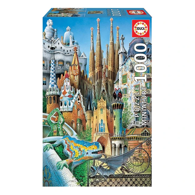 Puzzle Miniature Collage Gaudi Educa 11874 - 1000 pièces
