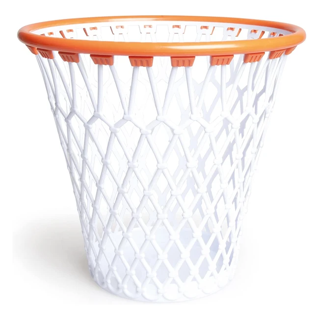 Cestino Gettacarta Excelsa in Polipropilene Bianco 32x30x32cm - Ideale per Casa e Ufficio