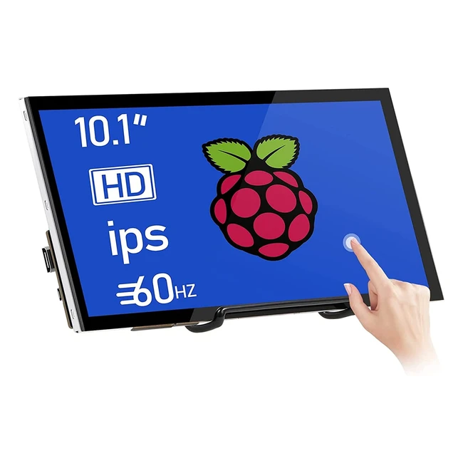 Moniteur portable IPS tactile 10,1'' pour Raspberry Pi avec résolution HD 1024x600