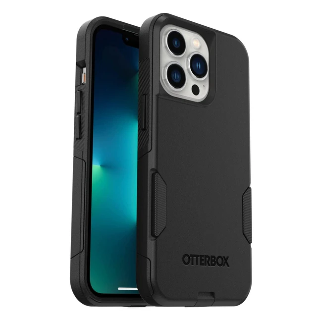 Funda iPhone 13 Pro Otterbox Commuter Resistente a Golpes y Caídas - Protectora Testada 3x Estándares Militares - Antimicrobiana - Negro