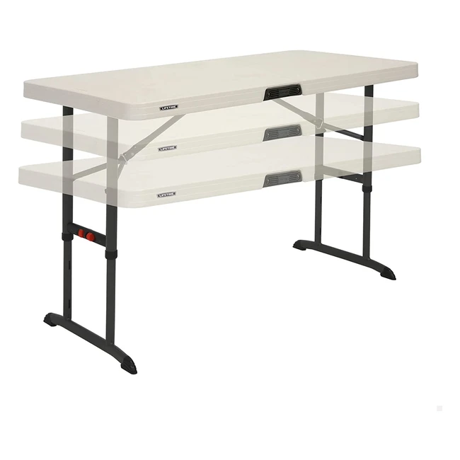 Mesa Plegable Portátil Lifetime 92121 - 122x61cm - 11kg - Resistente y Duradera