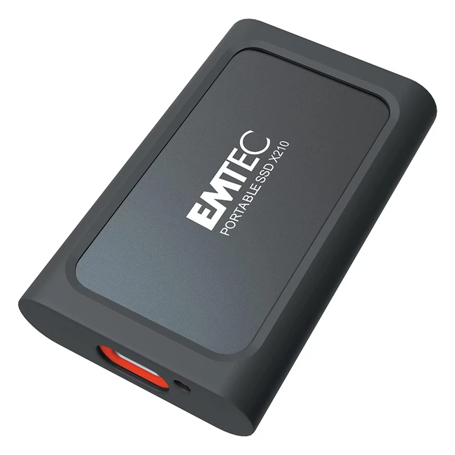Disque SSD Externe Emtec X210 Elite 1To - USB-C 32 Gen2 - Technologie 3D NAND F