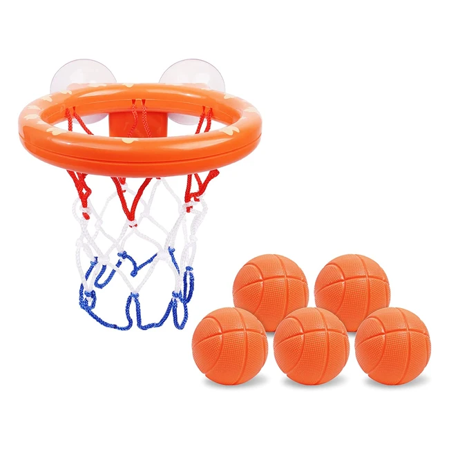 Panier de Basket pour Bb Vicloon - Ensemble Mini Basket avec 5 Balles et Ven