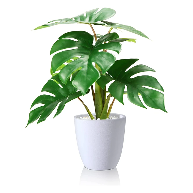 Pianta Finta Monstera 40cm - Design Moderno per Interni ed Esterni