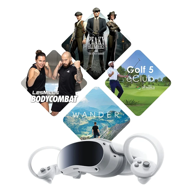 Pico 4 VR-Headset 128GB - Leicht ausgewogen und mit 4 Gratis-Apps