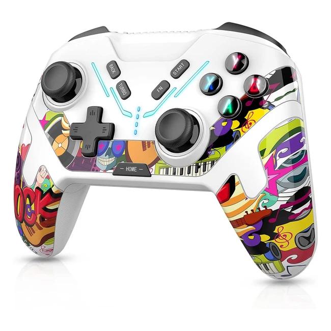 Manette sans fil pour Nintendo Switch et PC - Cehensy Pro avec boutons programmables, turbo et vibrations