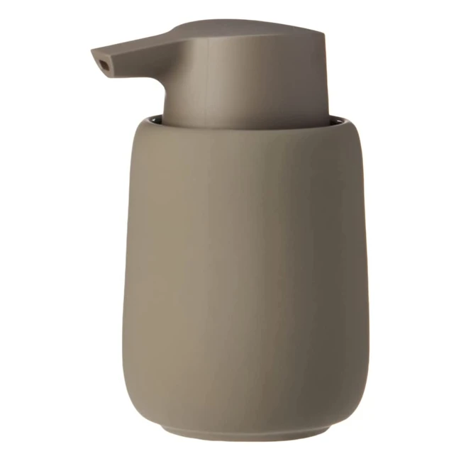 Dispenser Sapone Liquido Blomus Sono - Ceramica Plastica e Silicone - H 14cm - 