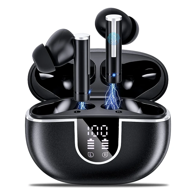 Ecouteurs Bluetooth sans fil Ulfsaar 2023 - Hifi Stéréo, Réduction de bruit, Contrôle tactile, 35h d'autonomie, IP7 étanche