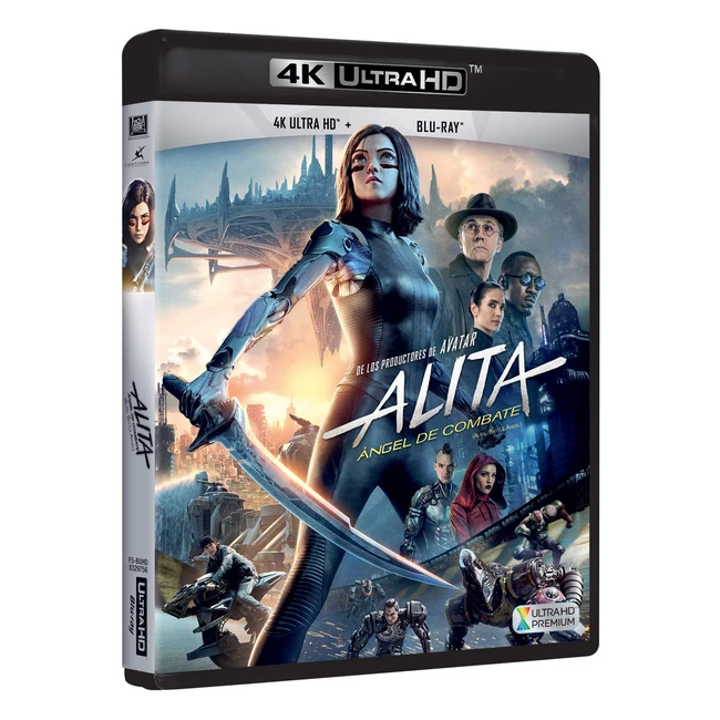 Alita: Ángel de Combate 4K UltraHD BluRay - ¡Experimenta la emoción de la batalla!