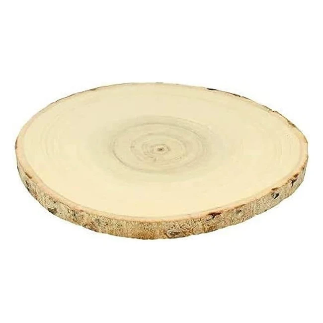 Disque Tranché en Bois Peuplier Artemio 14002615 - 2 Pièces - 17x20cm