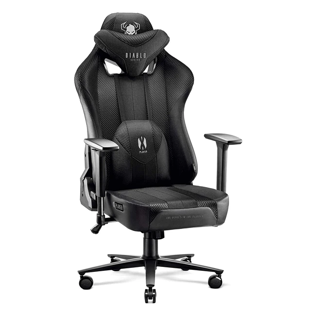 Diablo XPlayer Gaming Chair | Ergonomic Design | 3D Armrests | Neck & Lumbar Cushion