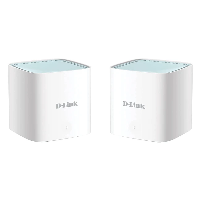 D-Link M152 Eagle Pro AI AX1500 WiFi 6 Mesh System 2-Pack - Gigabit Ports, OFDMA, WPA3, AI Parental Control