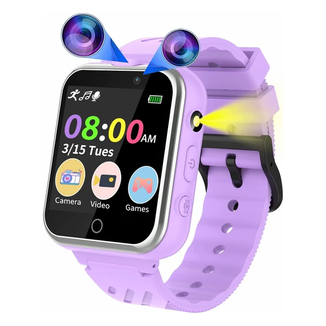 Smartwatch Yedasah per bambini con giochi, fotocamera, contapassi e calendario - Modello 2023