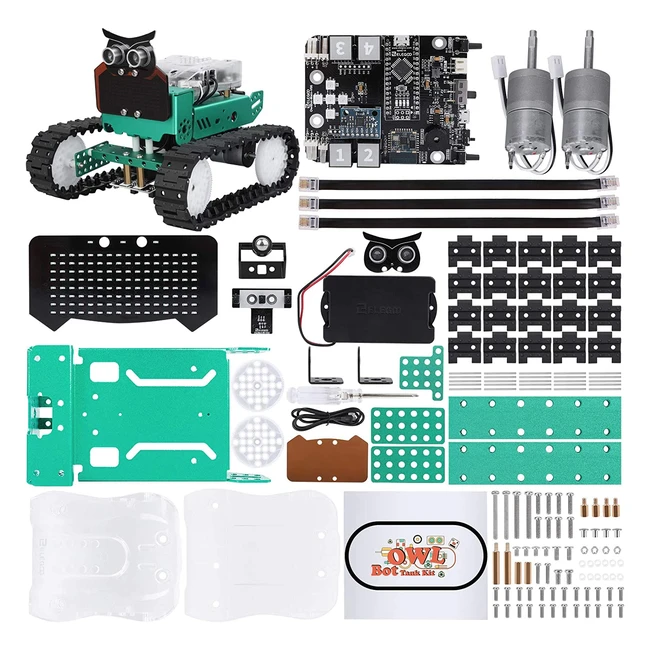ELEGOO Owl Smart Robotic Car Kit Plus - Arduino Compatible with Graphical Progra