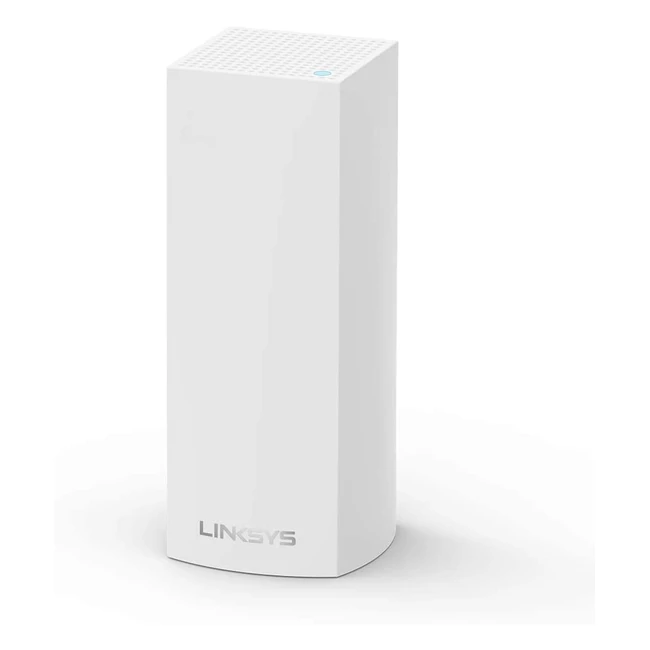 Système WiFi Mesh Triple Bande Linksys Velop WHW0301 AXAC2200 - Amplificateur de Signal pour Plus de 20 Appareils - Jusqu'à 175m2 - Pack de 1 Blanc