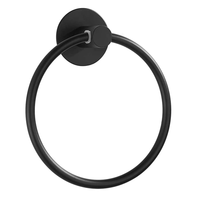 WOPEITE Self-Adhesive Towel Ring - Rustproof Stainless Steel Bathroom Accessorie