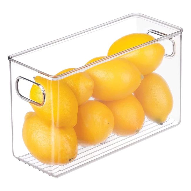 InterDesign Küchen- und Vorratskammer-Organizer | Platzsparende Aufbewahrung für Kühlschrank, Gefrierschrank und Schrank | Langlebiges Kunststoffmaterial