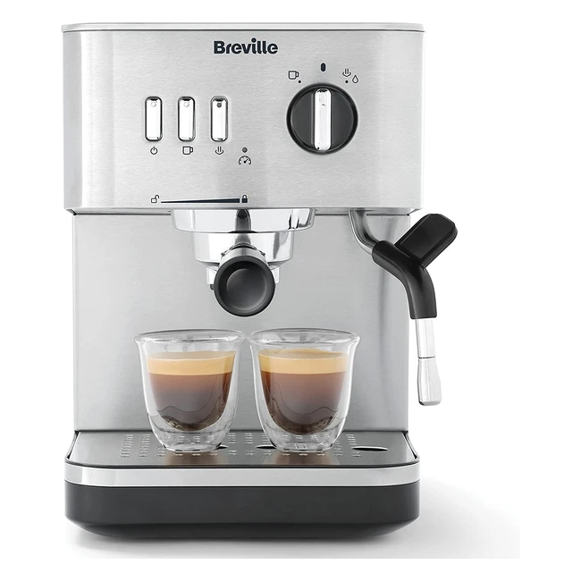 Breville Bijou Espresso Machine - Automatic  Manual 15 Bar Pump Steam Wand S