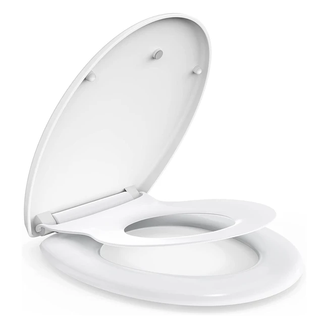 Copriwater per bambini con chiusura rallentata - Mujiushi, facile montaggio e sicurezza