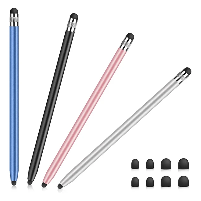 Mixoo Stylus Pens 4-Pack for Touch Screens - Sensitivity and Capacitive Stylus w