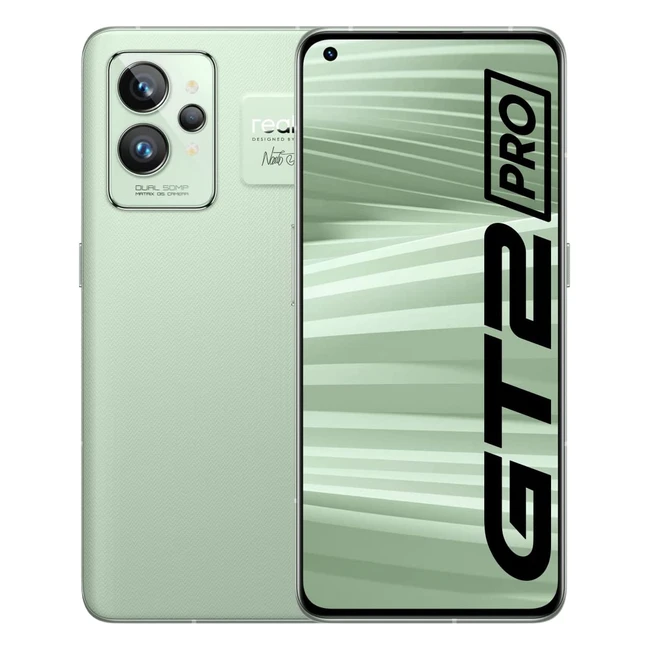 Realme GT 2 Pro 5G Smartphone - Snapdragon 8 Gen 1, 5000mAh Battery, 65W SuperDart Charge, 12/256GB - Paper Green