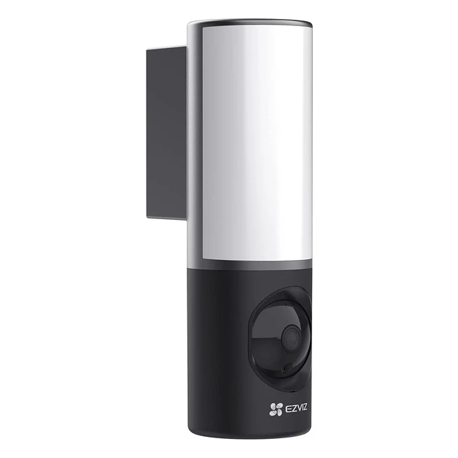 Ezviz LC3 Telecamera Wifi Esterno 2K con Luce Integrata - Rilevamento Movimento, Audio Bidirezionale, Visione Notturna a Colori - Compatibile Alexa