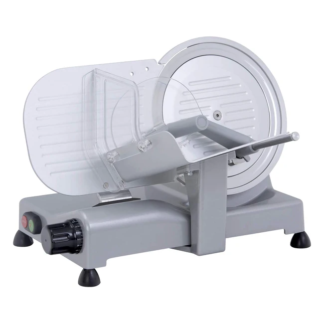 Affettatrice Elettrica RGV Lusso 25 GL - Lama 25 cm 140W Alluminio - Argento
