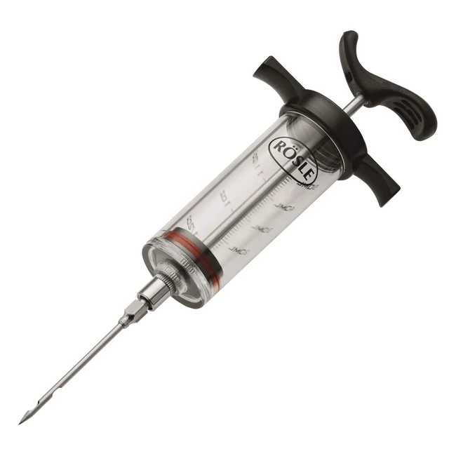Rösle 25058 Marinating Syringe - Marinade direkt ins Fleisch spritzen