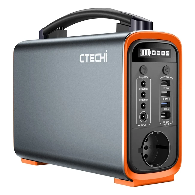 Centrale lectrique portable Ctechi GT200 - Batterie de secours LiFePO4 240Wh 