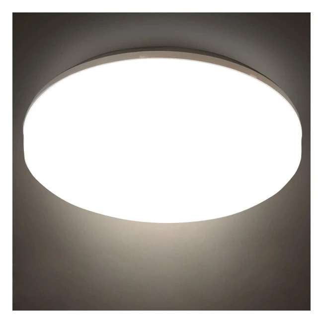 RawNice 24W Natural White Ceiling Light - Easy Install, Eye-Caring, Long Lifespan