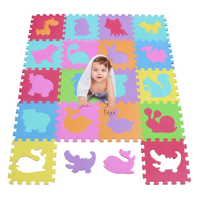 Tappetino Puzzle Morbido in Eva per Bambini - Certificato CE e Certificazione TV