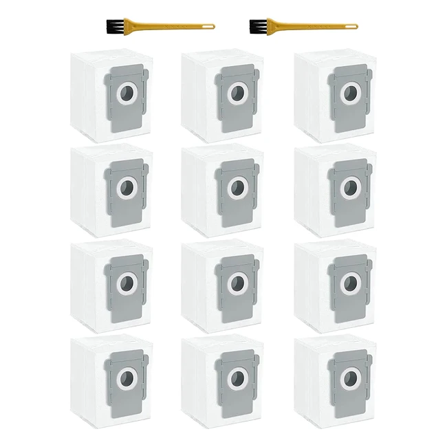 Lot de 12 sacs daspirateur pour iRobot Roomba i7 i7 Plus i3 i4 i6 i8 j7 