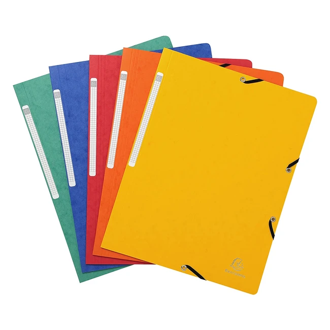 Pack 10 Carpetas Exacompta 55410E Multicolor A4