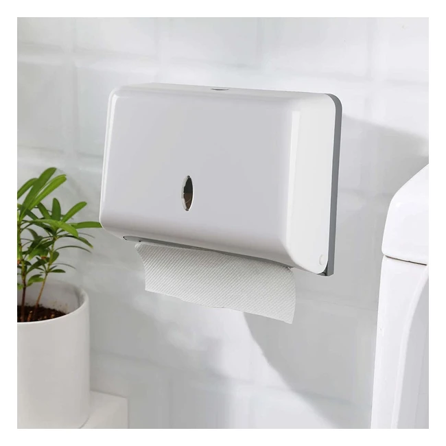 Dispenser carta asciugamani Niceme - fino a 200 fogli - design di bloccaggio con