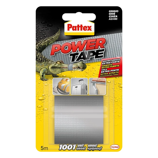 Cinta multiusos Pattex Power Tape resistente y fcil de cortar - 5m